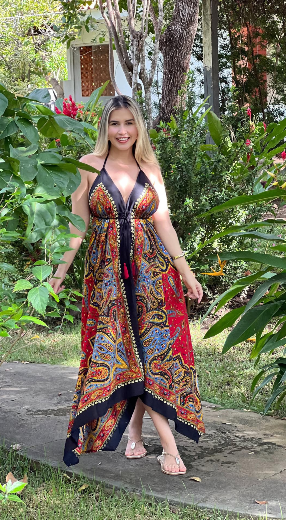 1053 | Vestido Indiano - Longo