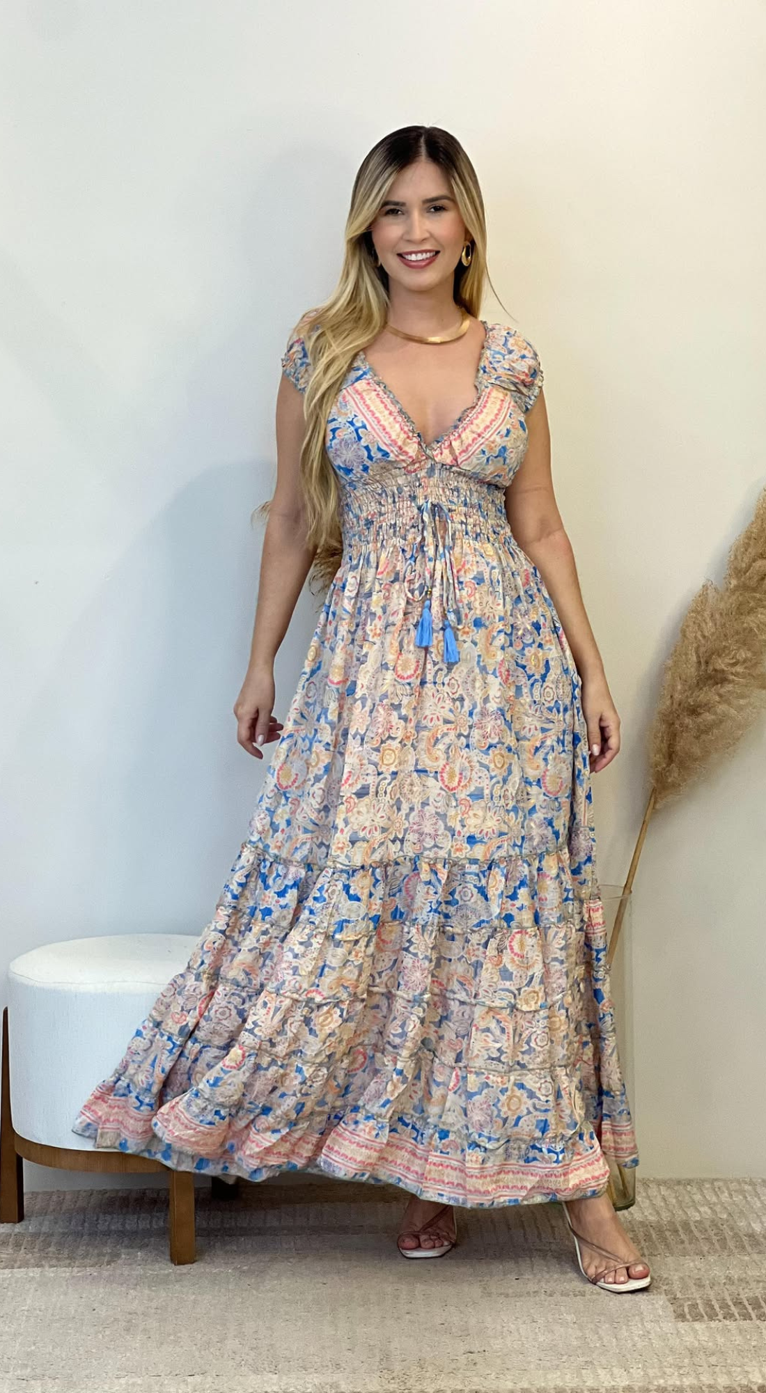 1064 | Vestido Indiano - Longo