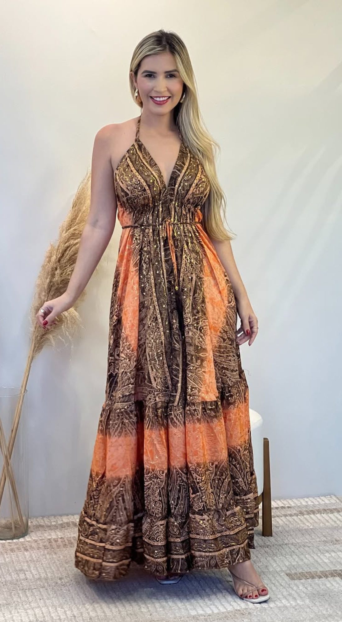1061 | Vestido Indiano - Longo