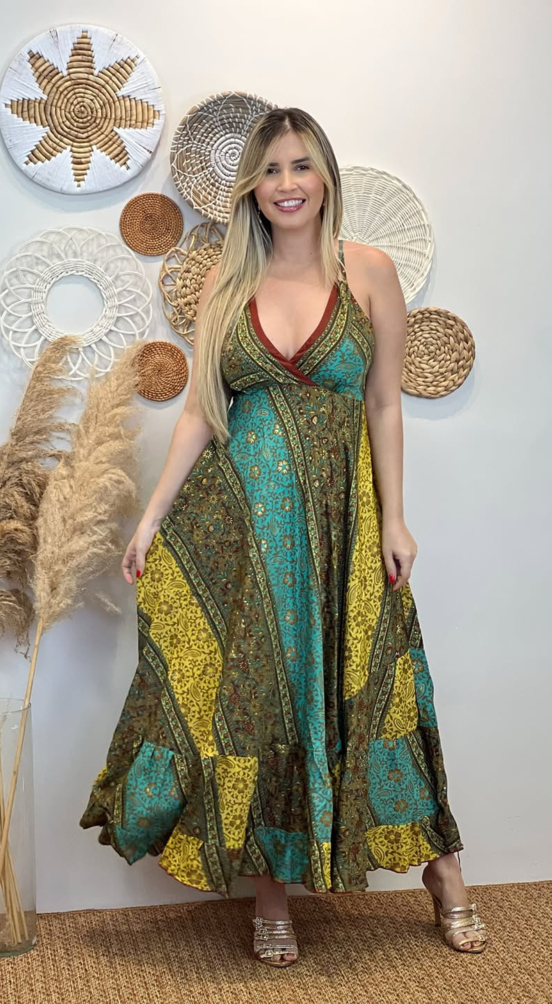 1076 | Vestido Indiano - Longo