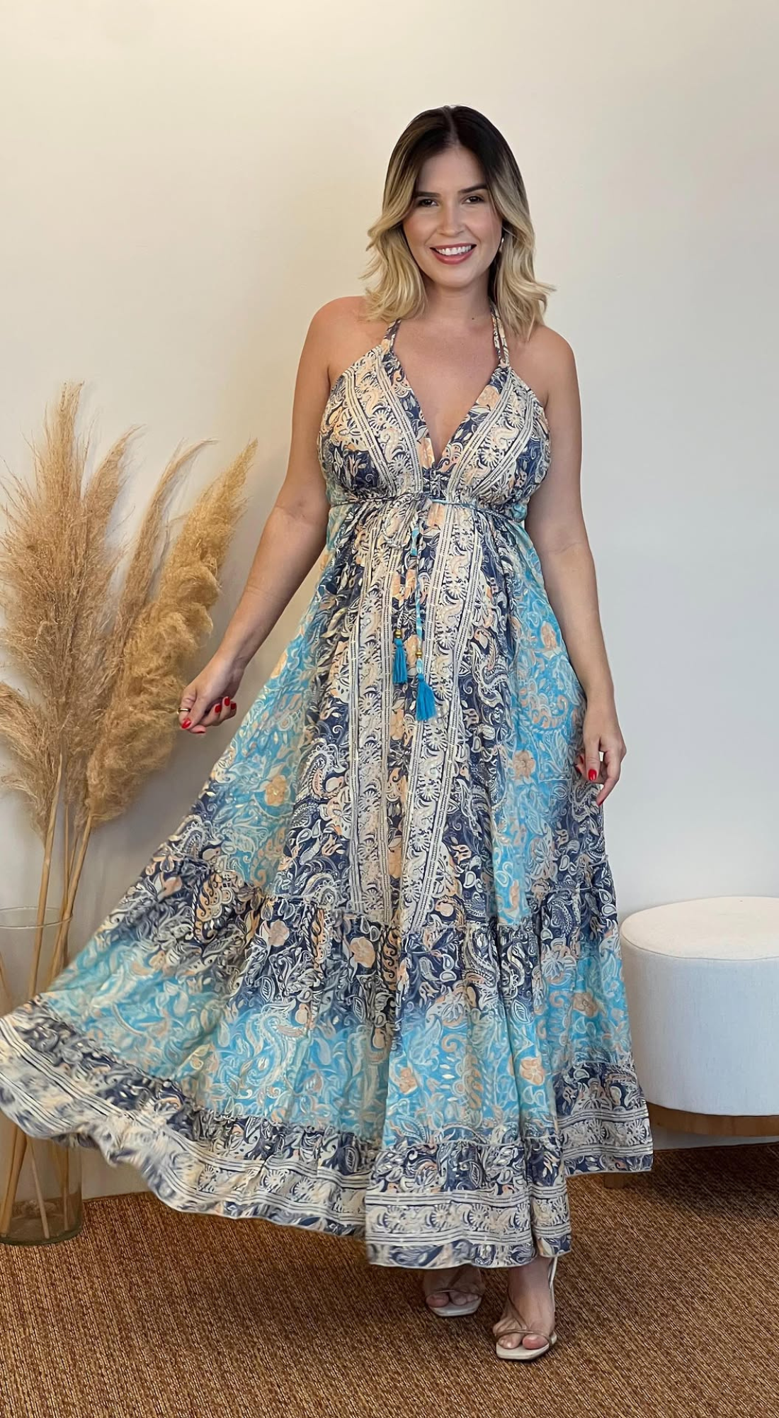 1070 | Vestido Indiano - Longo