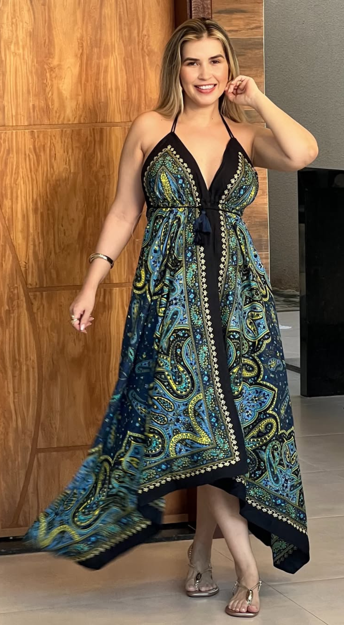 1074 | Vestido Indiano - Longo