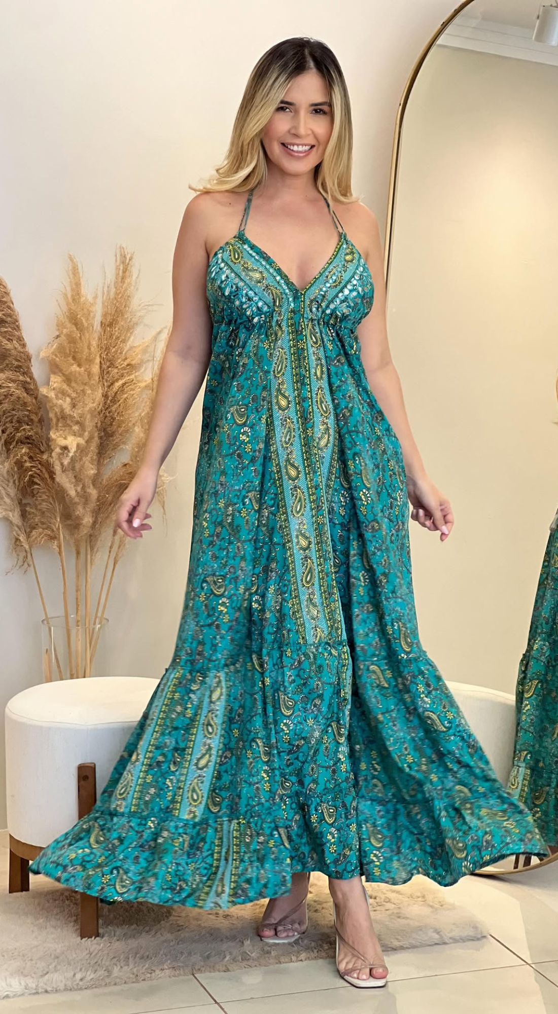 1104 | Vestido Indiano - Longo
