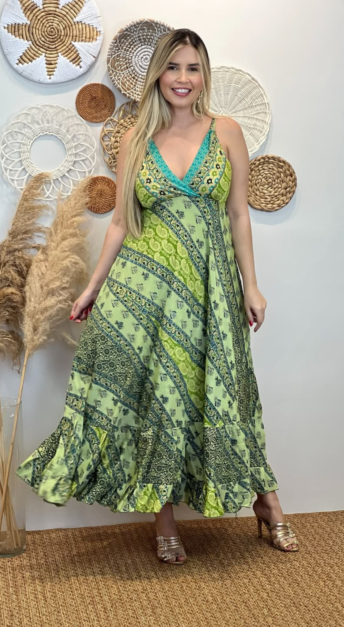 1076 | Vestido Indiano - Longo