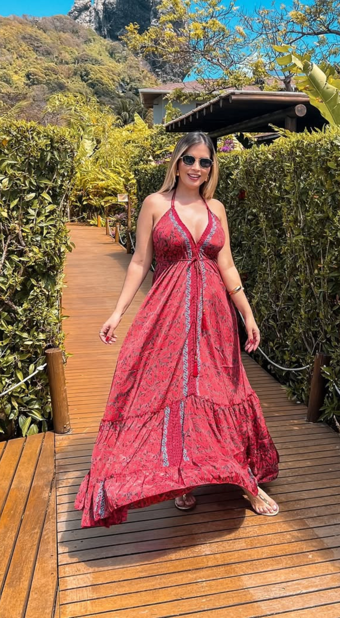 1050 | Vestido Indiano - Longo