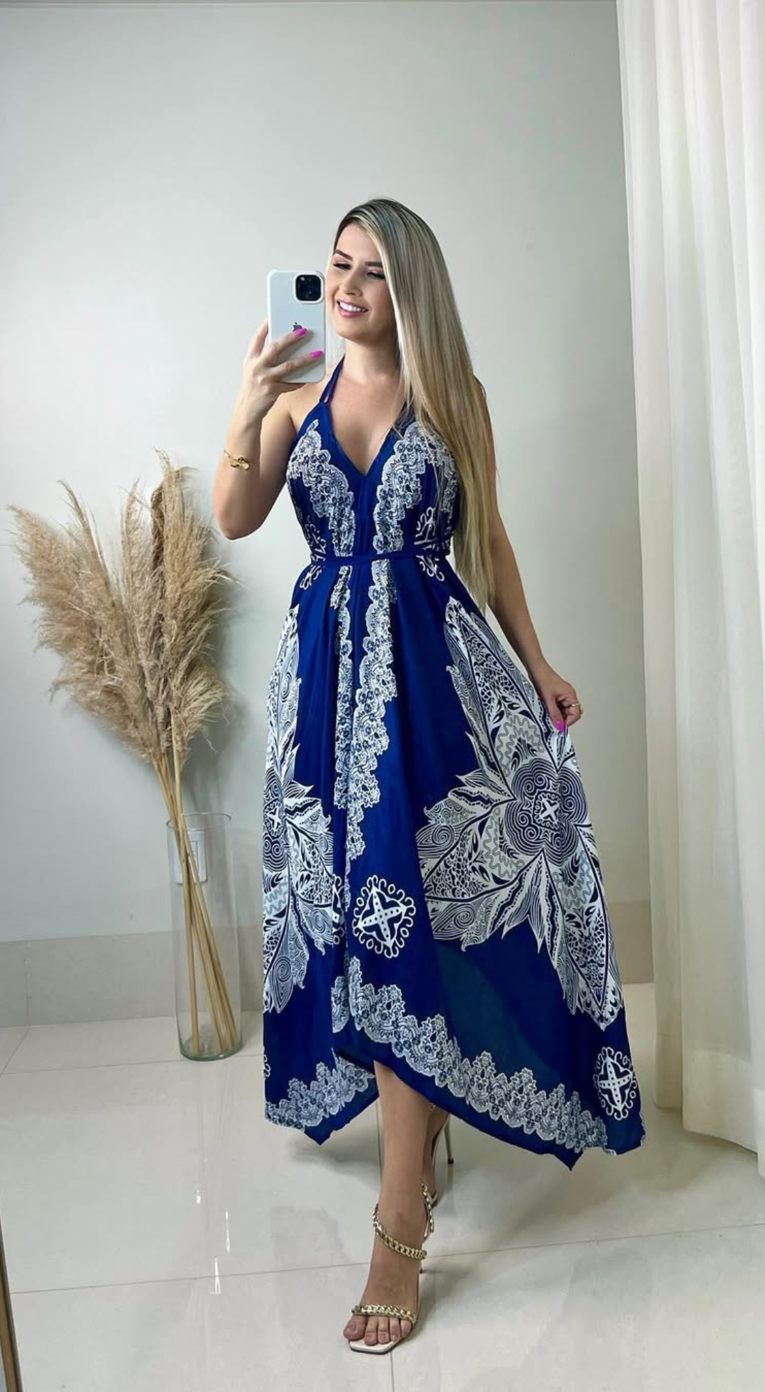 1081 | Vestido Indiano - Longo