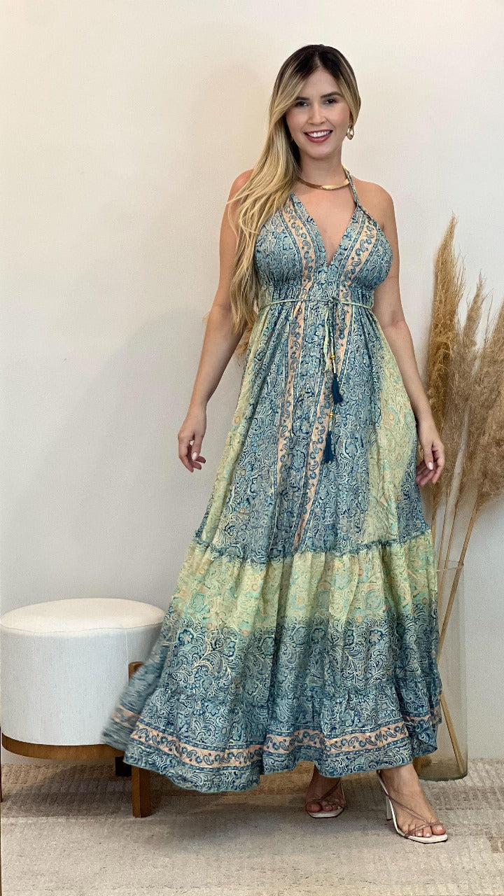 1093 | Vestido Indiano - Longo